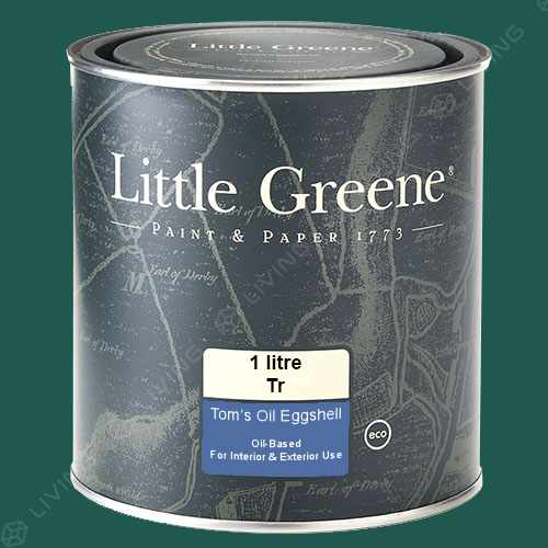 картинка Краска Little Greene Toms Oil Eggshell цвет Mid Azure Green №96 от LIVING