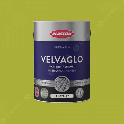 картинка Краска Plascon VELVAGLO цвет Stylish Lime арт.Y7-A1-1 от LIVING