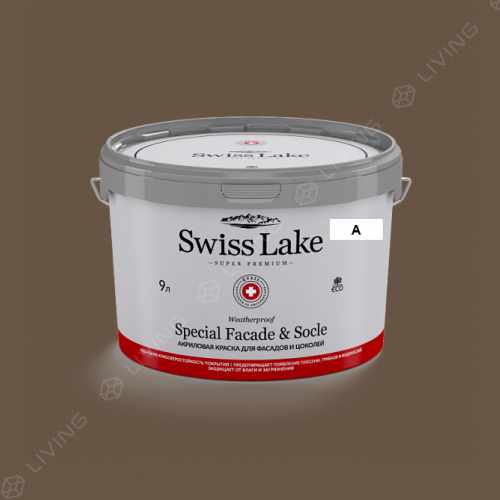 картинка Краска Swiss Lake Special Faсade & Socle цвет strong  №640 от LIVING