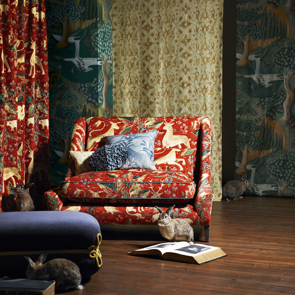 картинка Ткань Zoffany коллекция Cotswolds Manor Fabrics, арт. ZAMW320476 от LIVING