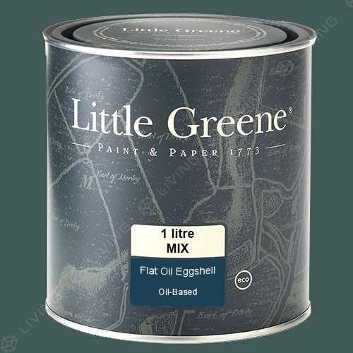 картинка Краска Little Greene Flat Oil Eggshell цвет Harley Green №312 от LIVING