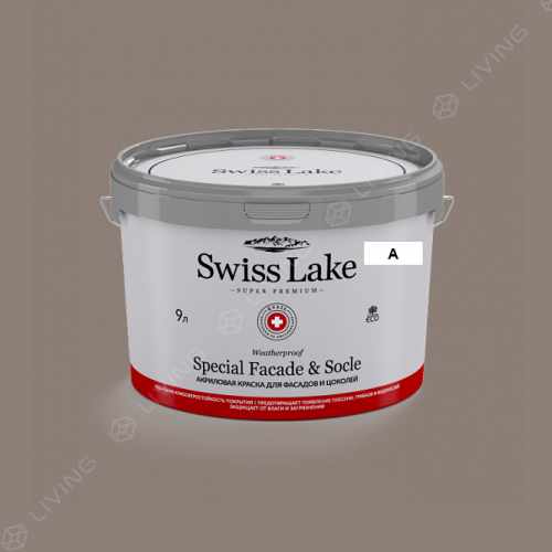 картинка Краска Swiss Lake Special Faсade & Socle цвет rubble №662 от LIVING