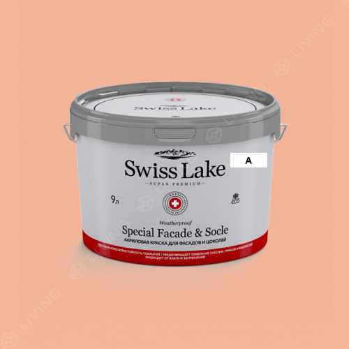 картинка Краска Swiss Lake Special Faсade & Socle цвет pastel rose №1247 от LIVING