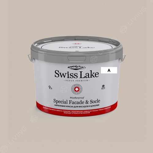 картинка Краска Swiss Lake Special Faсade & Socle цвет hot spring stones №722 от LIVING