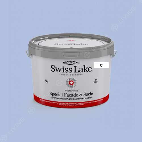 картинка Краска Swiss Lake Special Faсade & Socle цвет Puddle №1925 от LIVING