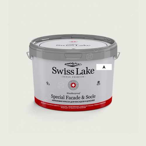 картинка Краска Swiss Lake Special Faсade & Socle цвет snow leopard №89 от LIVING