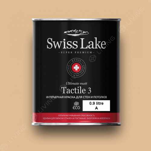 картинка Краска Swiss Lake Tactile 3 цвет Amandine №1218 от LIVING