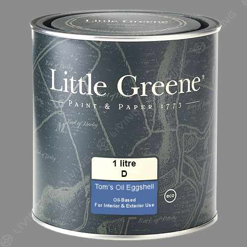 картинка Краска Little Greene Toms Oil Eggshell цвет Mid Lead Colour №114 от LIVING