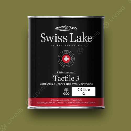 картинка Краска Swiss Lake Tactile 3 цвет tarragon №2540 от LIVING