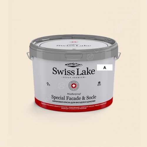картинка Краска Swiss Lake Special Faсade & Socle цвет creamy splendor №182 от LIVING
