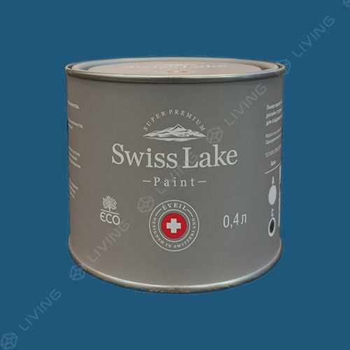 картинка Краска Swiss Lake Wall Comfort 7 цвет BLUE FLAME  №2091 от LIVING