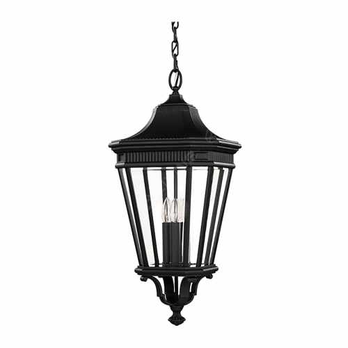 картинка Люстра Feiss коллекция Cotswold Lane, арт. FE-COTSLN8-L-BK (черный) от LIVING