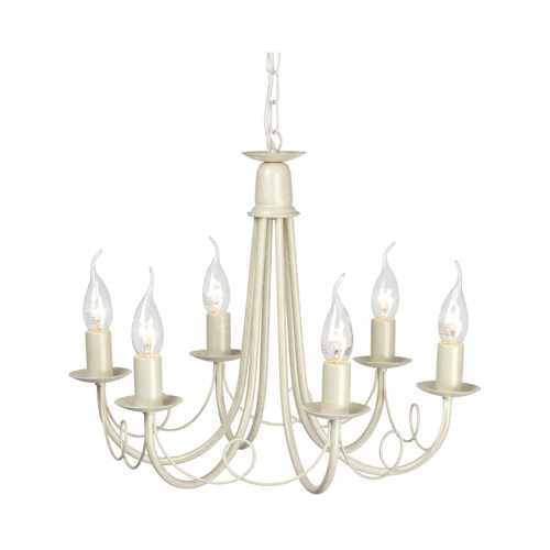 картинка Люстра Elstead Lighting коллекция Minster, арт. MN6-IV-GOLD (кремовый) от LIVING