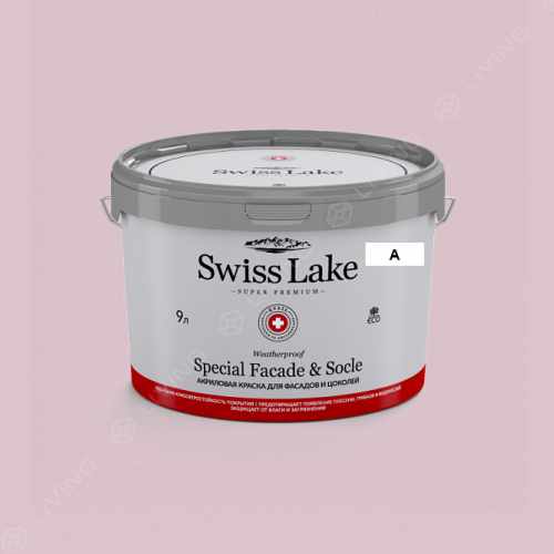 картинка Краска Swiss Lake Special Faсade & Socle цвет PINK POTION №1672 от LIVING