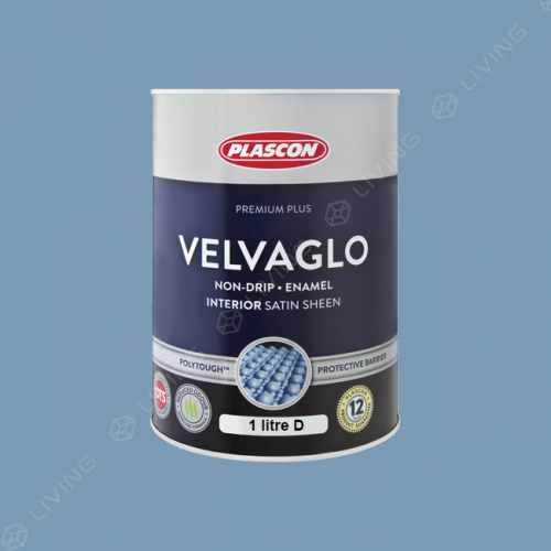 картинка Краска Plascon VELVAGLO WB цвет Silver Ingot арт.B6-C1-4 от LIVING