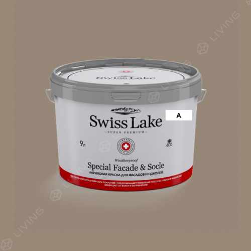 картинка Краска Swiss Lake Special Faсade & Socle цвет mountain plate №727 от LIVING