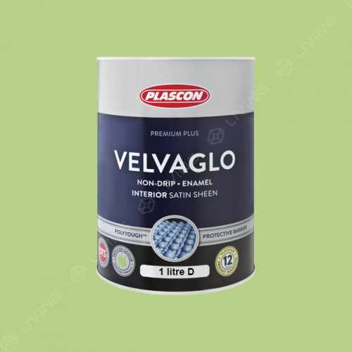 картинка Краска Plascon VELVAGLO WB цвет Divine Green арт.G1-A1-3 от LIVING