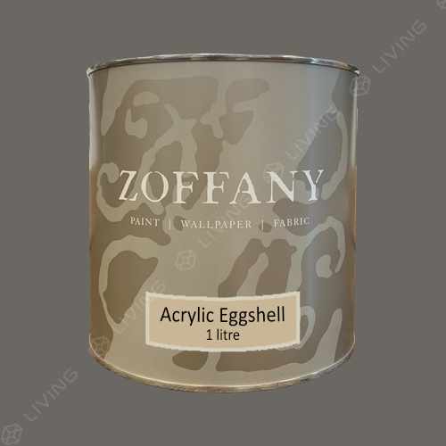 картинка Краска ZOFFANY Acrylic Eggshell цвет CITY GREY от LIVING