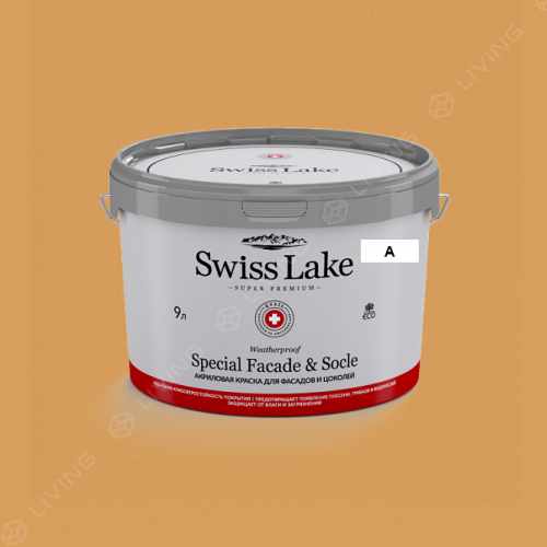 картинка Краска Swiss Lake Special Faсade & Socle цвет Bellini №1086 от LIVING
