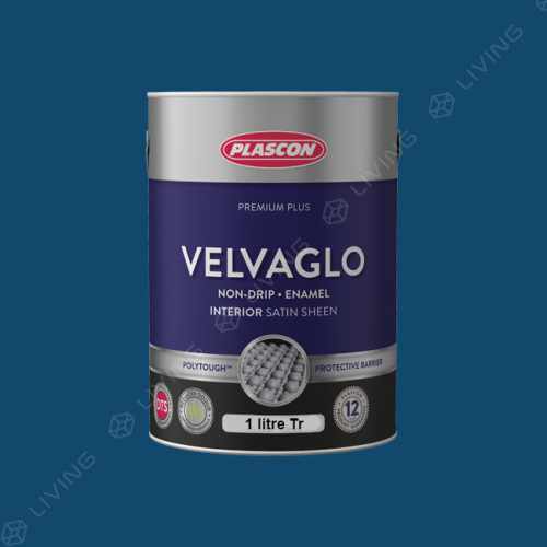 картинка Краска Plascon VELVAGLO цвет Moody Blue арт.DC-36-108 от LIVING