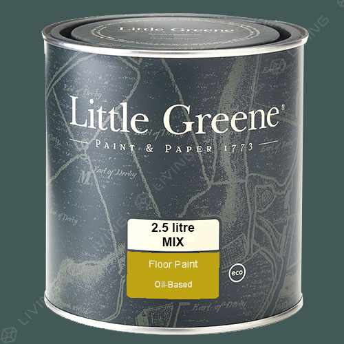 картинка Краска Little Greene Floor Paint цвет Harley Green №312 от LIVING