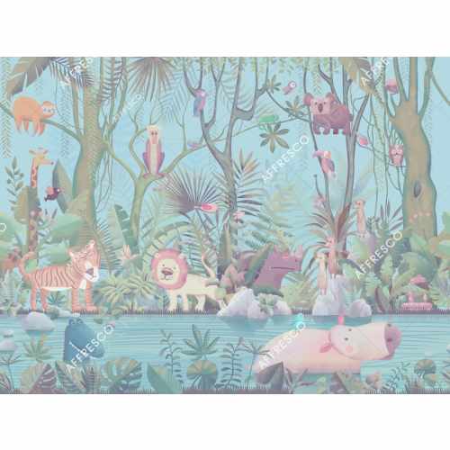 картинка Фреска Affresco, коллекция Сказки Affresco, арт. AB614-COL4 Россия от LIVING