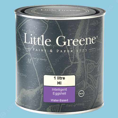 картинка Краска Little Greene Intelligent Eggshell (Acrylic Eggshell) цвет Regency Blue №253 от LIVING