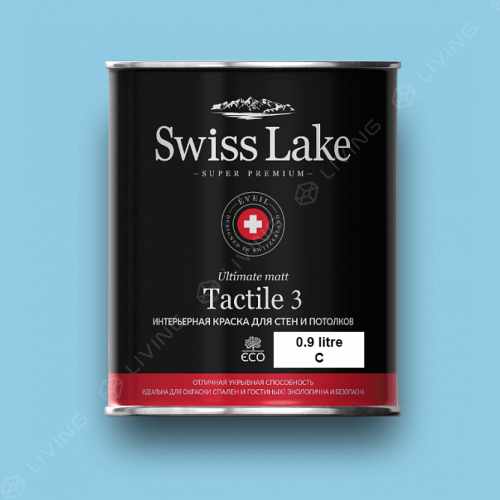 картинка Краска Swiss Lake Tactile 3 цвет atmospheric №2134 от LIVING