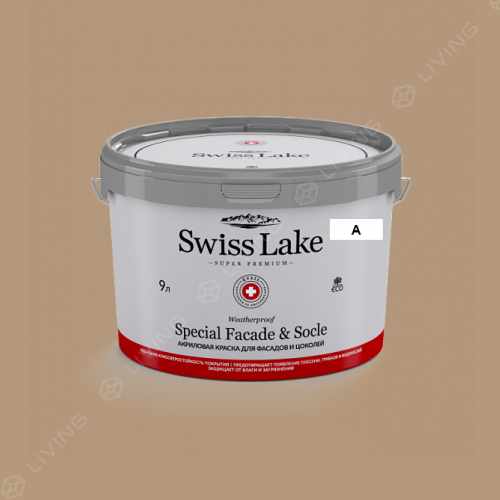 картинка Краска Swiss Lake Special Faсade & Socle цвет golden beige №742 от LIVING