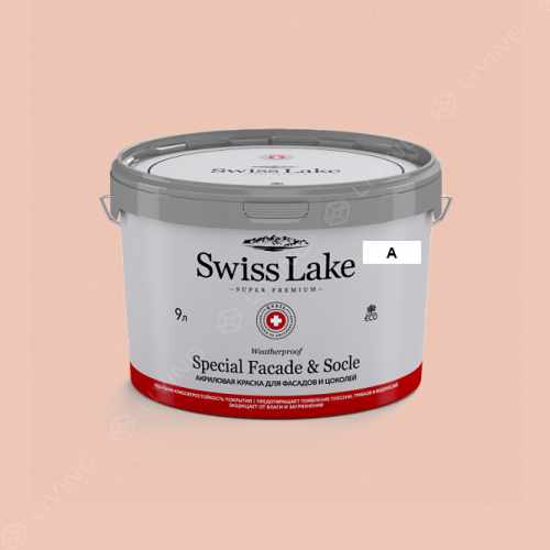 картинка Краска Swiss Lake Special Faсade & Socle цвет rose attraction №1236 от LIVING