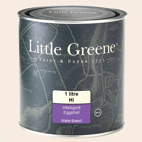 картинка Краска Little Greene Intelligent Eggshell (Acrylic Eggshell) цвет China Clay №1 от LIVING