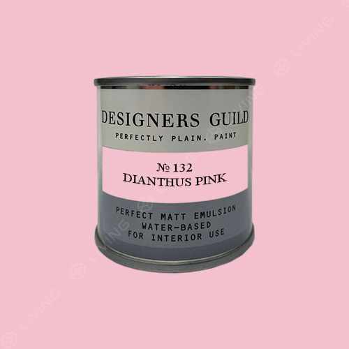 картинка Краска Designers Guild Perfect Matt Emulsion цвет DIANTHUS PINK №132 от LIVING