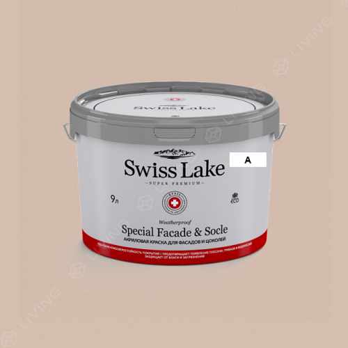 картинка Краска Swiss Lake Special Faсade & Socle цвет cream delight №535 от LIVING