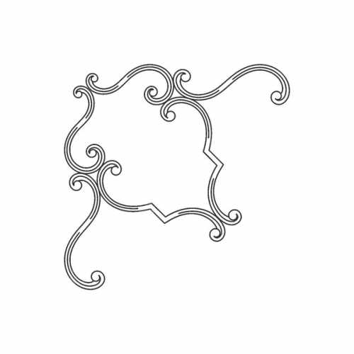 Узел RODECOR Шинуазри, арт. 66514CN, 46,3 х 46,3 см.
