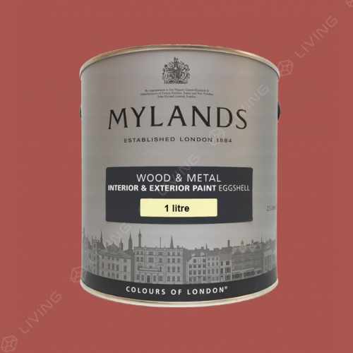 картинка Краска Mylands Wood&metal eggshell цвет Mortlake Red №290 от LIVING