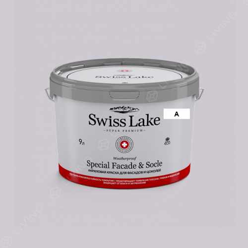 картинка Краска Swiss Lake Special Faсade & Socle цвет demure №1709 от LIVING