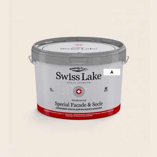 картинка Краска Swiss Lake Special Faсade & Socle цвет purity №461 от LIVING