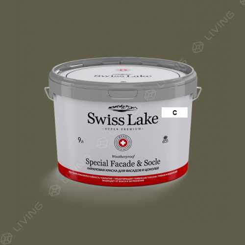 картинка Краска Swiss Lake Special Faсade & Socle цвет Bed of Onion №2566 от LIVING