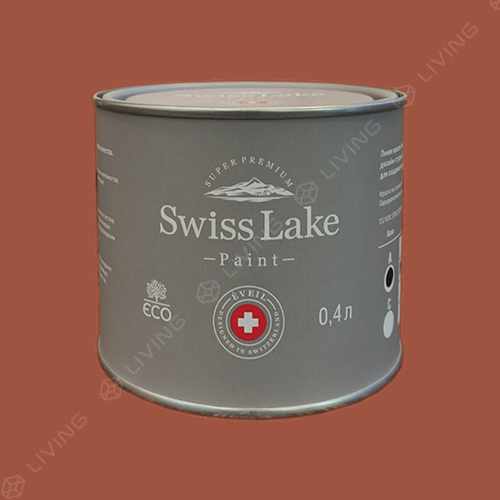 картинка Краска Swiss Lake Wall Comfort 7 цвет copper desert №1487 от LIVING