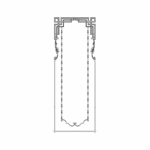 Узел RODECOR Шинуазри, арт. 66527CN, 233 х 86 см.