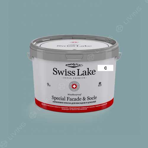 картинка Краска Swiss Lake Special Faсade & Socle цвет frosty nignt №2280 от LIVING