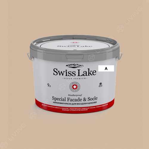 картинка Краска Swiss Lake Special Faсade & Socle цвет metallic gold №825 от LIVING