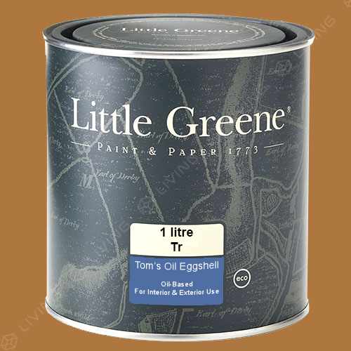 картинка Краска Little Greene Toms Oil Eggshell цвет Middle Buff №122 от LIVING