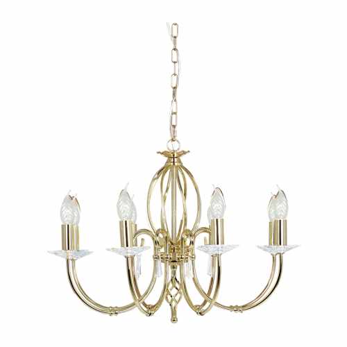 картинка Люстра Elstead Lighting коллекция Aegean, арт. AG8-POL-BRASS (латунь) от LIVING