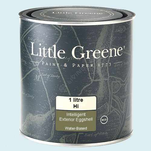 картинка Краска Little Greene Intelligent Exterior Eggshell цвет Delicate Blue №248 от LIVING