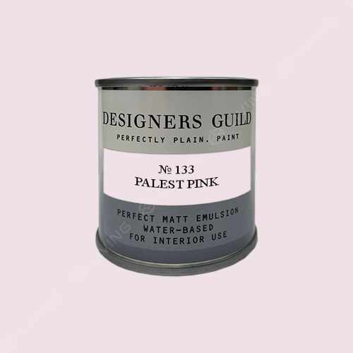 картинка Краска Designers Guild Perfect Matt Emulsion цвет PALEST PINK №133 от LIVING