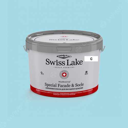картинка Краска Swiss Lake Special Faсade & Socle цвет campanula №2121 от LIVING