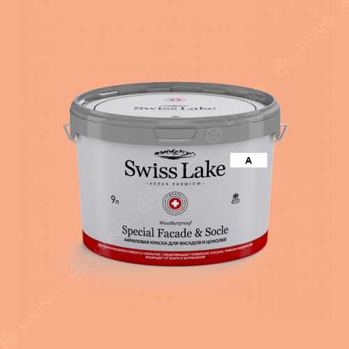 картинка Краска Swiss Lake Special Faсade & Socle цвет spring blues №1167 от LIVING