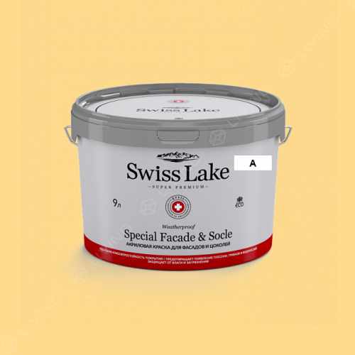 картинка Краска Swiss Lake Special Faсade & Socle цвет bee pollen №1030 от LIVING