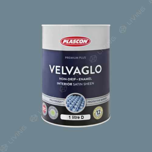 картинка Краска Plascon VELVAGLO WB цвет Storm арт.B4-E1-4 от LIVING